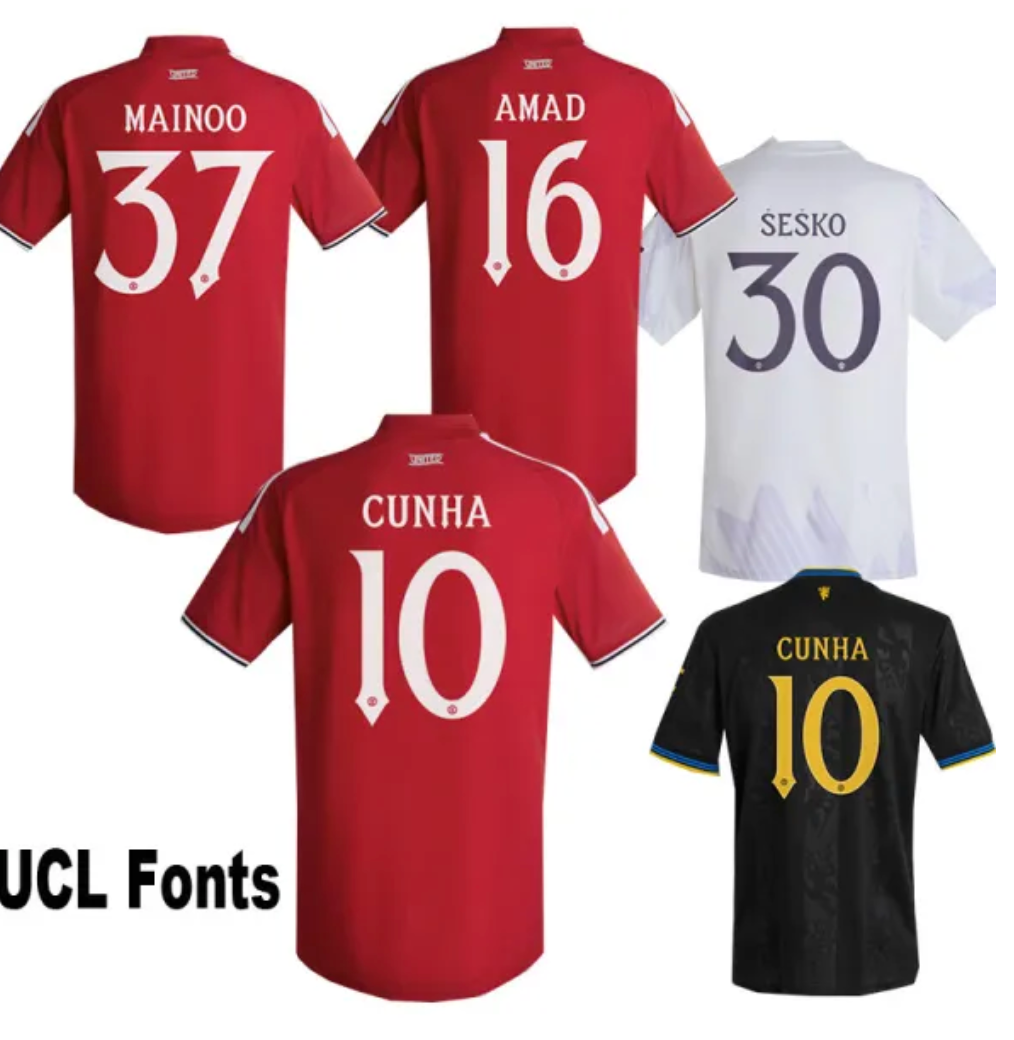 26-27 Man Utd Away Player Version Soccer Jersey