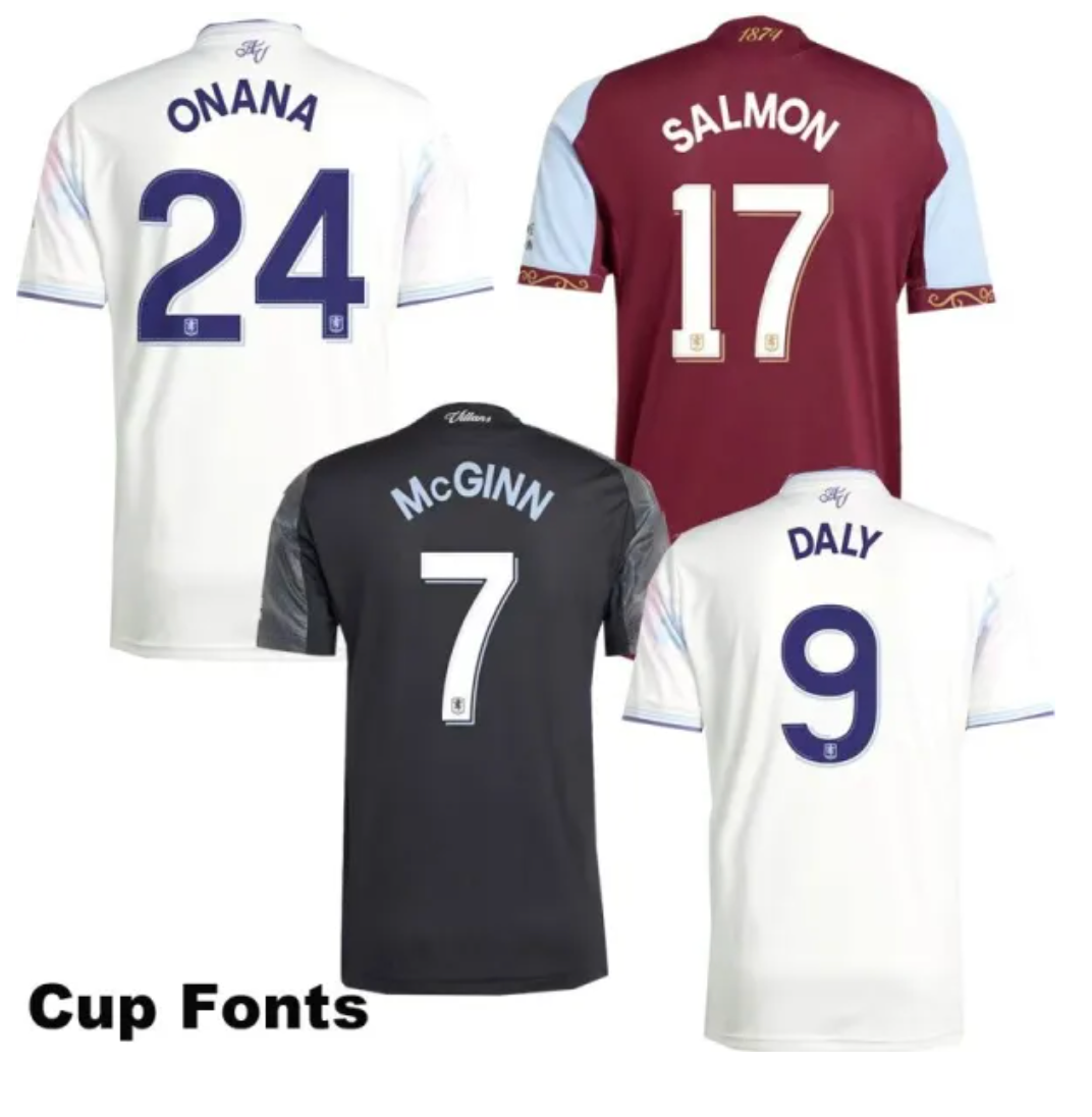 26-27 Aston Villa Home Player Version Soccer Jersey
