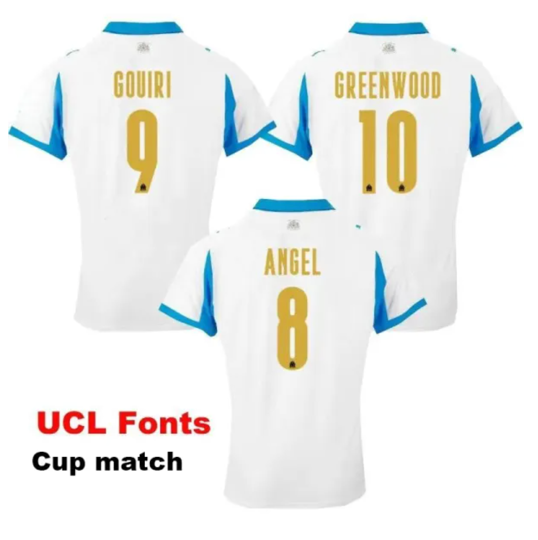 26-27 Marseille Home Player Version Soccer Jersey