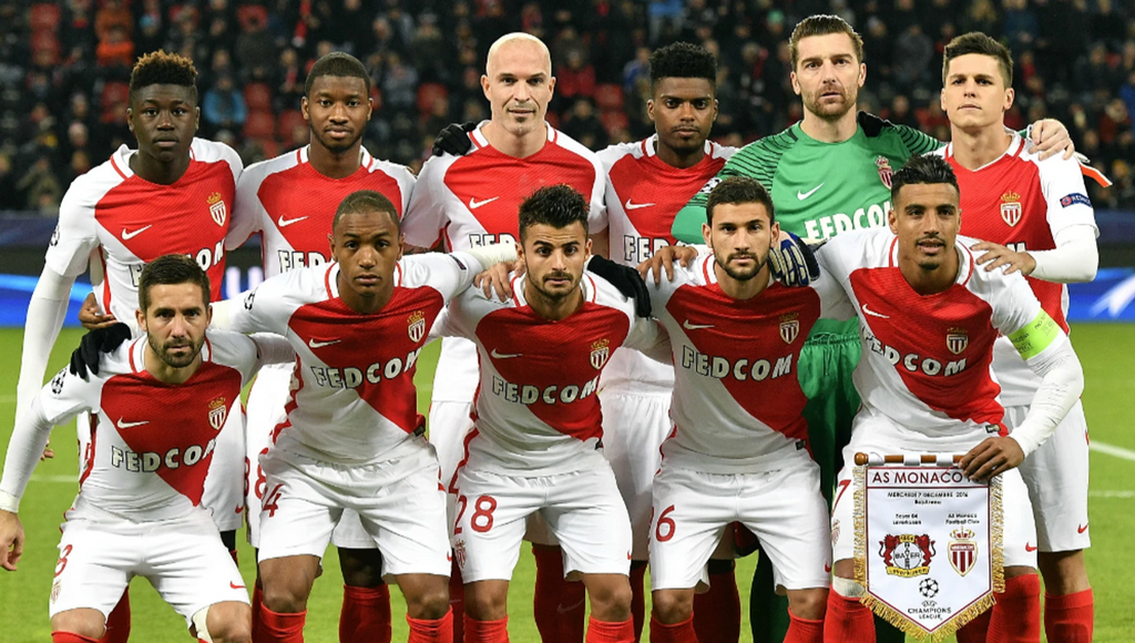 2016-2017 Monaco Home Retro Soccer Jersey UCL