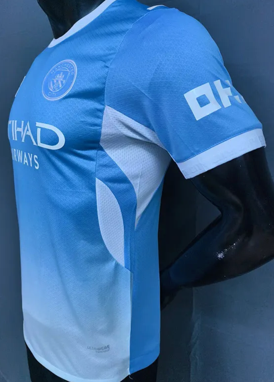 26-27 Man City Home Player Version Soccer Jersey