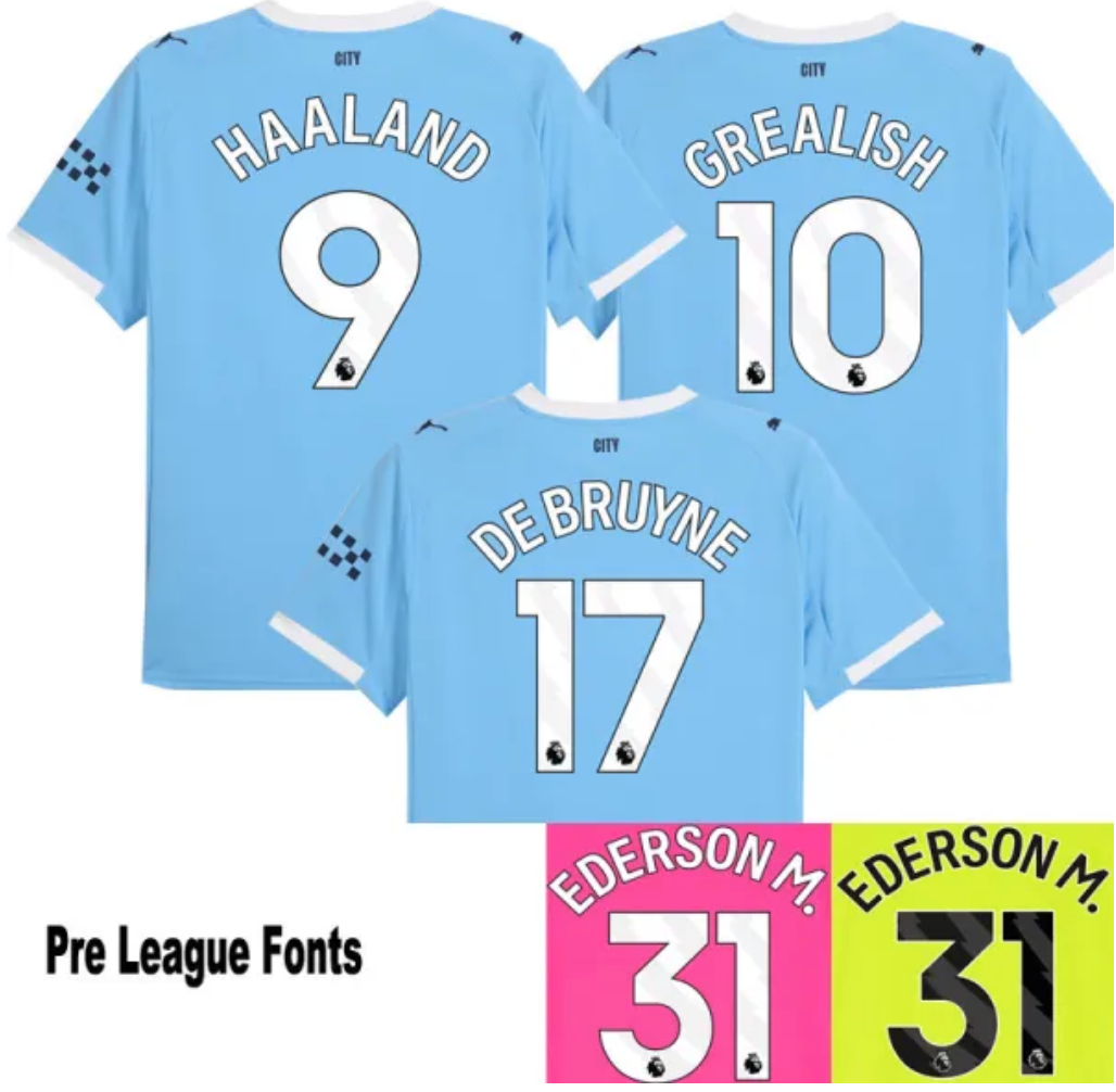 26-27 Man City Third Player Version Soccer Jersey
