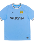 2013-2014 Man City Home Retro Soccer Jersey