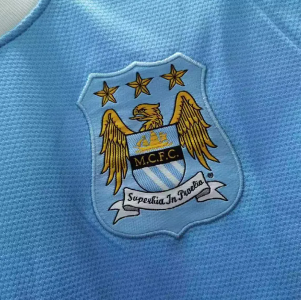 2013-2014 Man City Home Retro Soccer Jersey