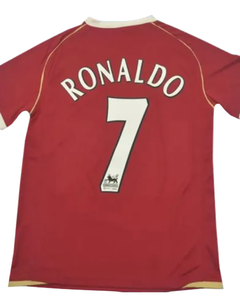 2006-2007 Man Utd Home Retro Soccer Jersey