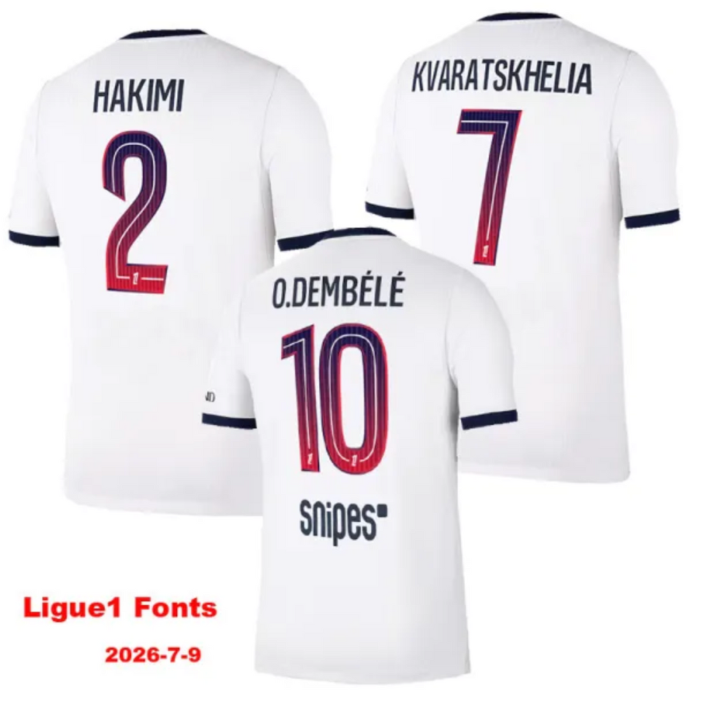 26-27 PSG Away Player Version Soccer Jersey