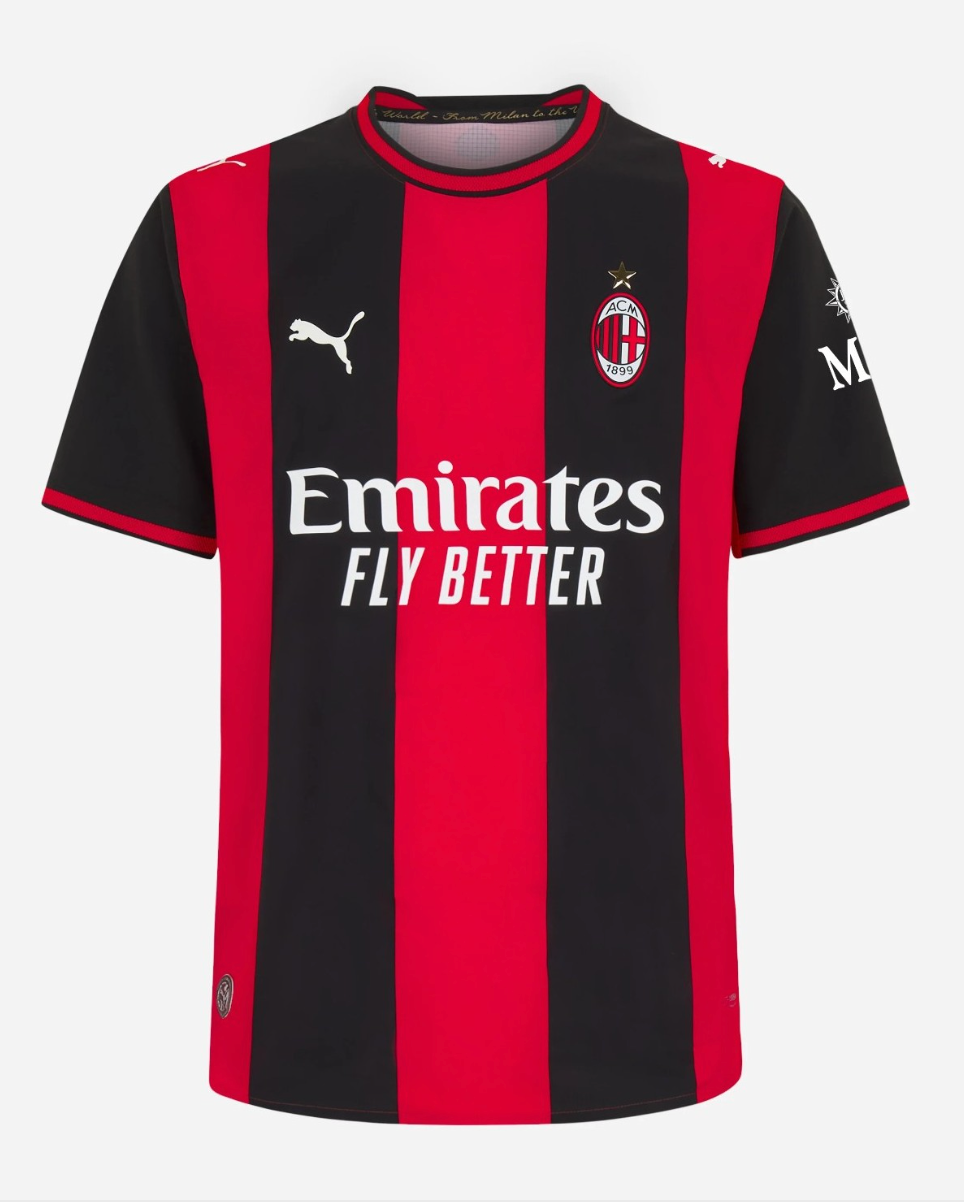 26-27 ACM Home Player Version Soccer Jersey