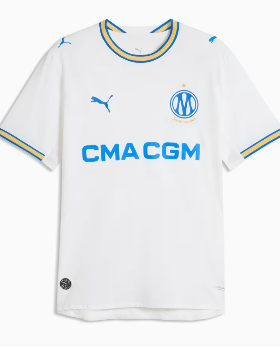 26-27 Marseille Home Player Version Soccer Jersey