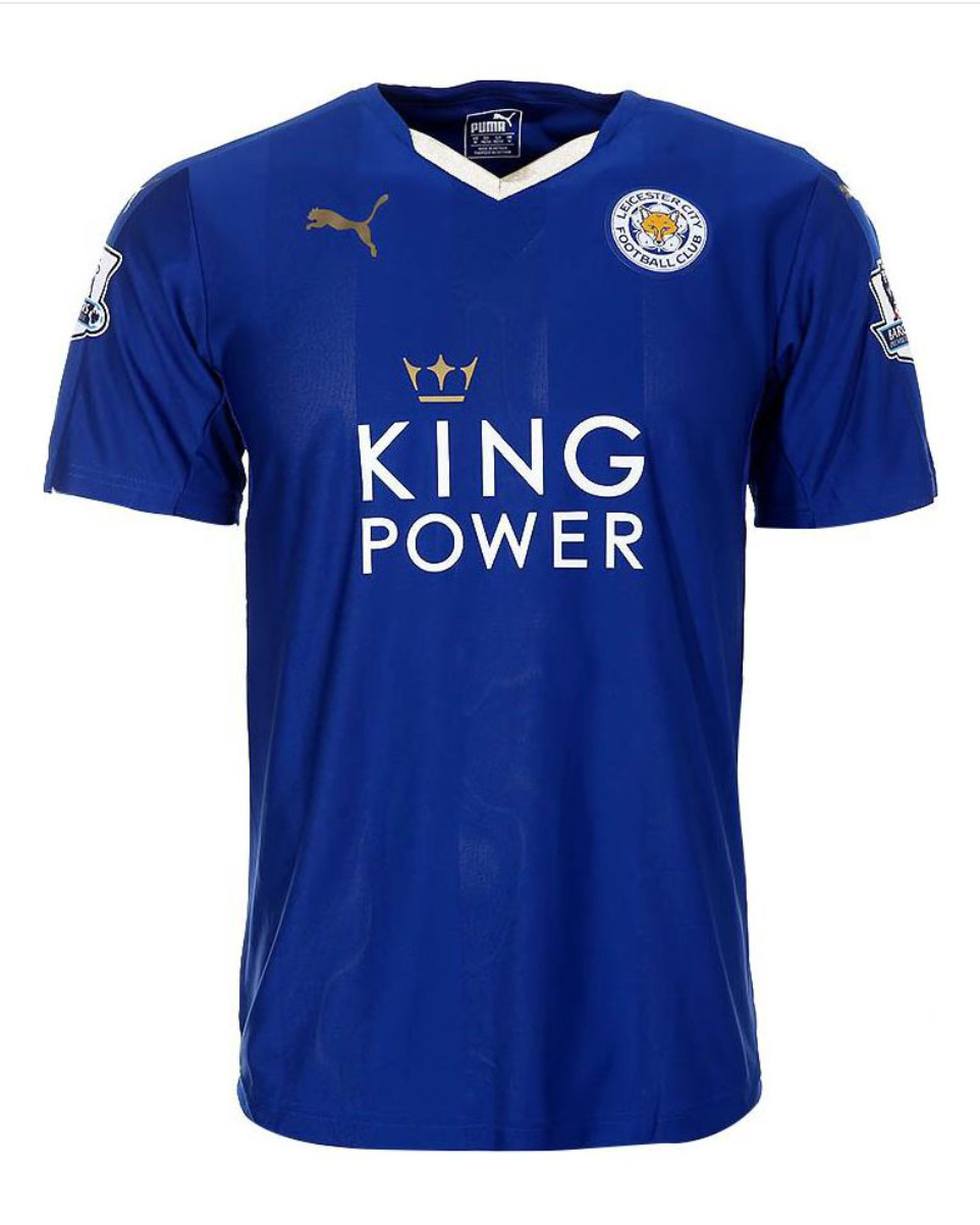 2015-2016 Leicester City Home Retro Soccer Jersey