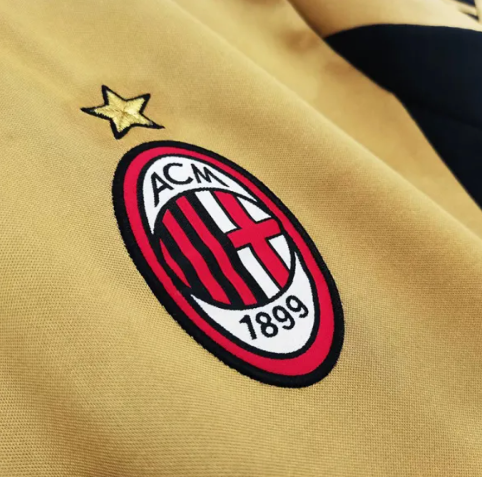 2013-2014 ACM Gold  Retro Soccer Jersey