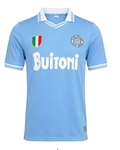 1985-1986 Napoli Blue Special Edition Retro Soccer Jersey