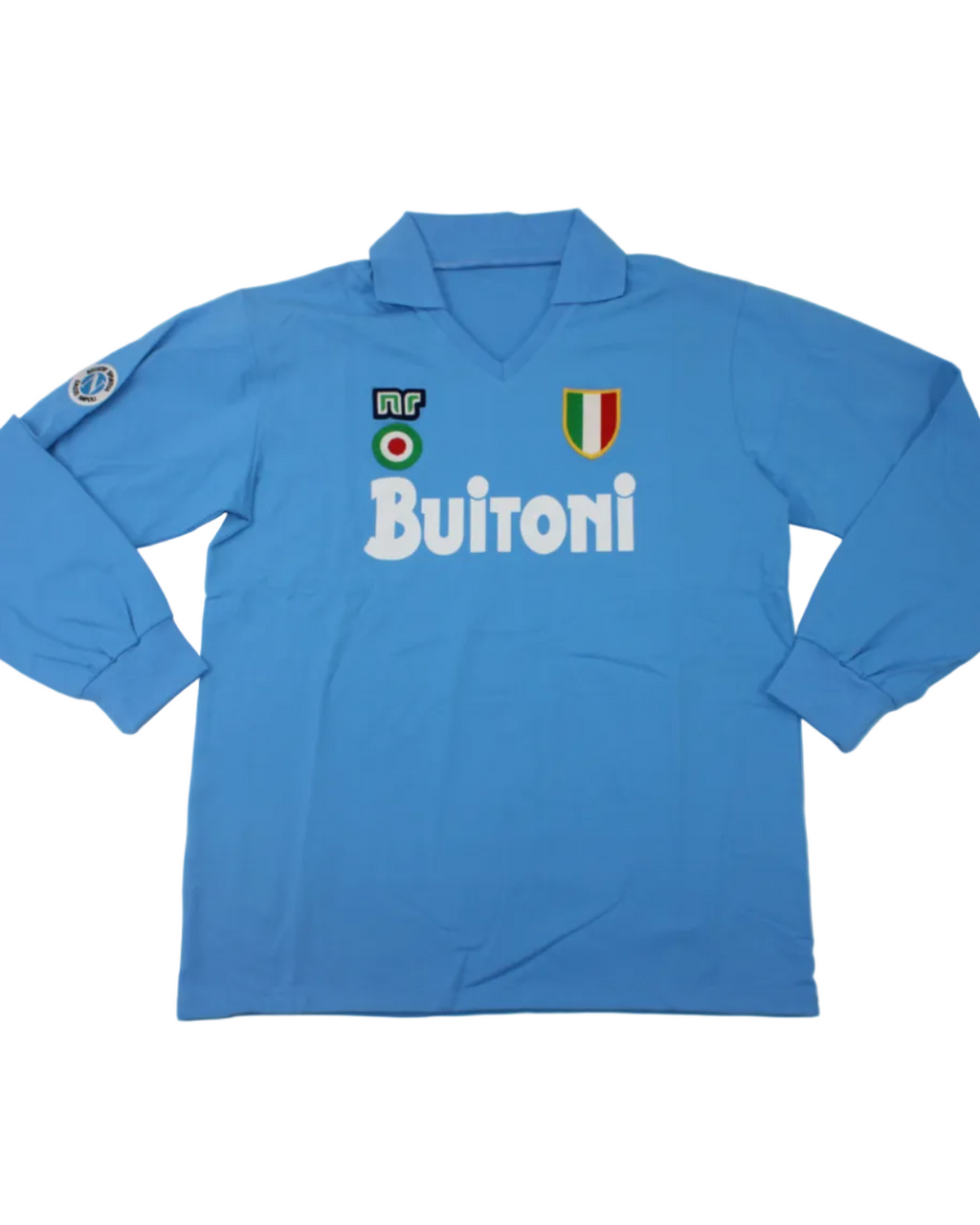 1987-1988 Napoli Home Long Sleeve Retro Soccer Jersey