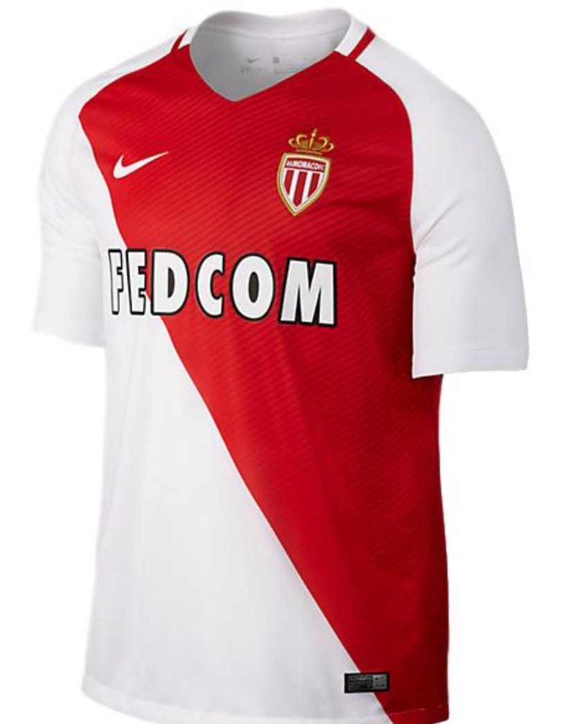 2016-2017 Monaco Home Retro Soccer Jersey UCL